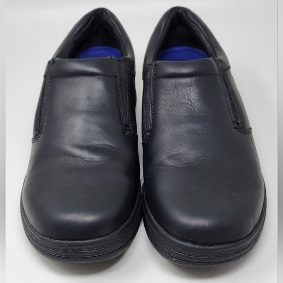 ABEO Men's Size US 10 Black Leather Casual Slip On Loafer Ruben 24R Pre-owned - Picture 6 of 9